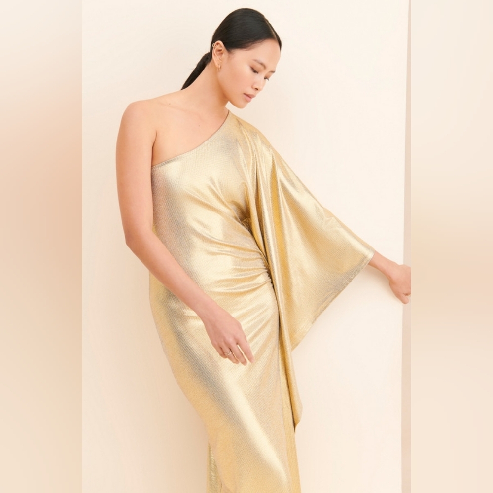 Ripley Rader Throwback Metallic Gown - Picture 2 of 7